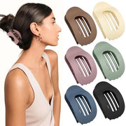 Set di Clip per Capelli 6 pezzi - Antiscivolo - Adatto a Tutti i Tipi di Capelli - Presa Invisibile - Colori Moderni - Per Uso Giornaliero - Clip per Capelli