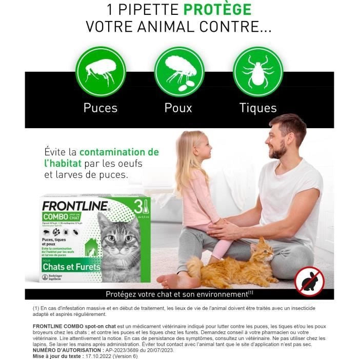 FRONTLINE Combo Cat - 3 pipette