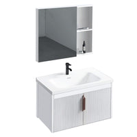 Set Di Mobili Da Bagno Con Lavabo Astor 60cm White