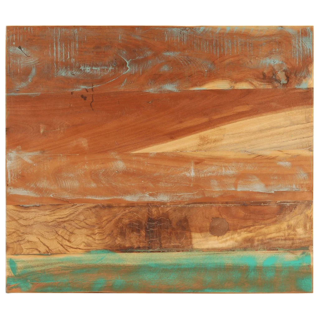 Piano Tavolo Rettangolare 70x80 cm 25-27 mm Legno di Recupero cod mxl 76754