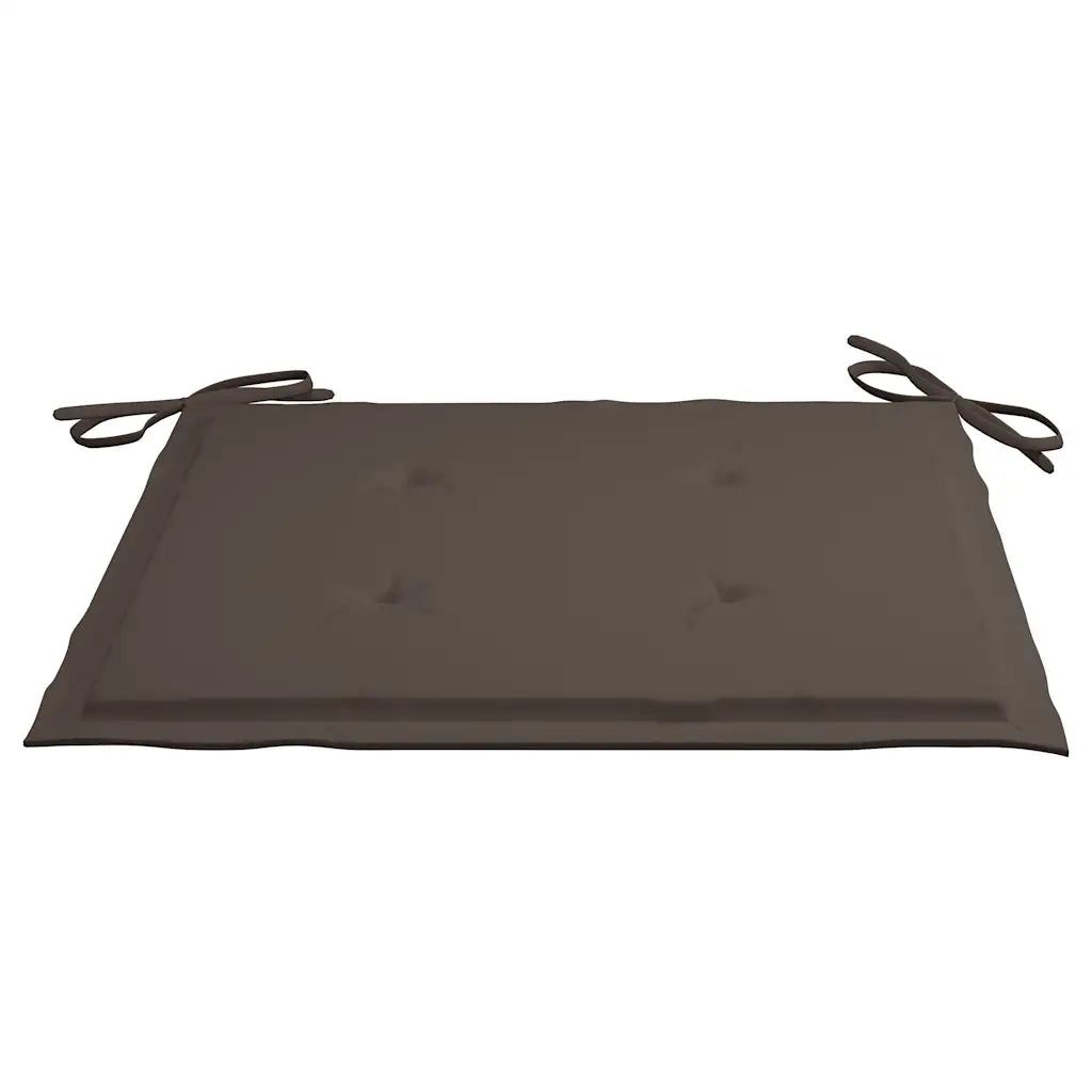 Sedie da Giardino Cuscini Grigio Talpa 6 pz in Massello di Teak cod mxl 7235