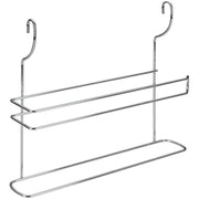 MENSOLA PORTA ROTOLI + PORTA STROFINACCIO CROMATA