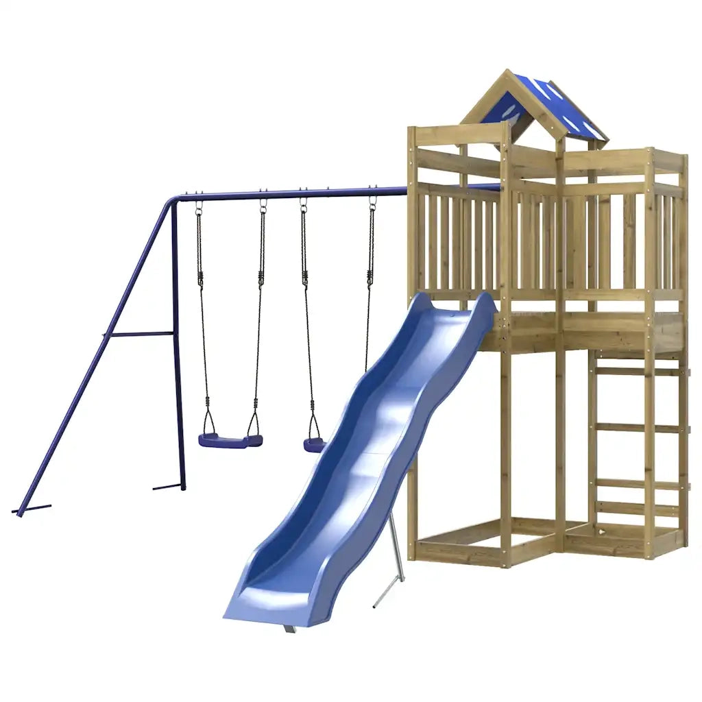 Set da Gioco da Esterno in Legno di Pino Impregnato 3279003