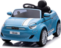 Macchina Elettrica per Bambini Licenza Ufficiale Fiat 500 Small 10,8V 3,1Ah Blu