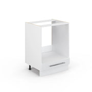 Vicco Mobile per forno da incasso Bianco lucido 60 cm senza piano di lavoro