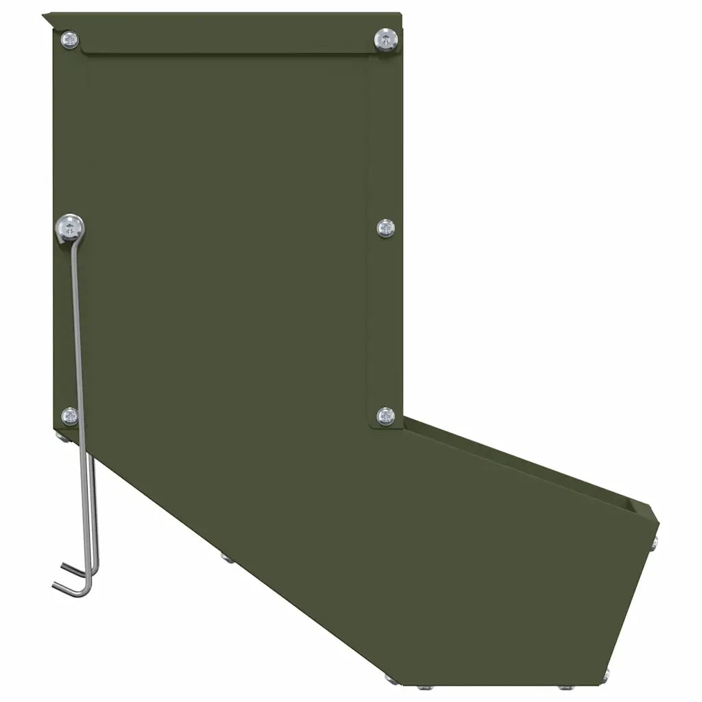 Mangiatore per conigli Verde oliva 12,5 x 26 x 28,5 cm CFW7439467