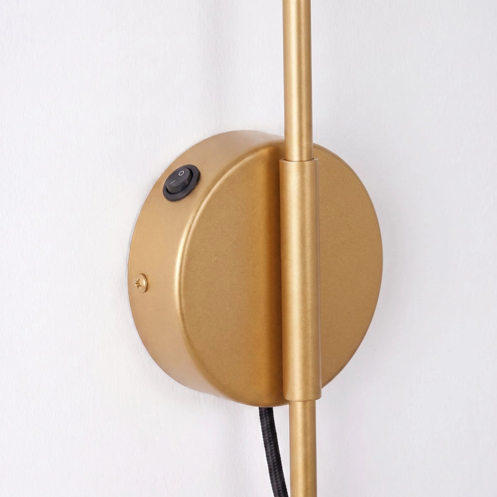 Applique NOX 1 oro con interruttore