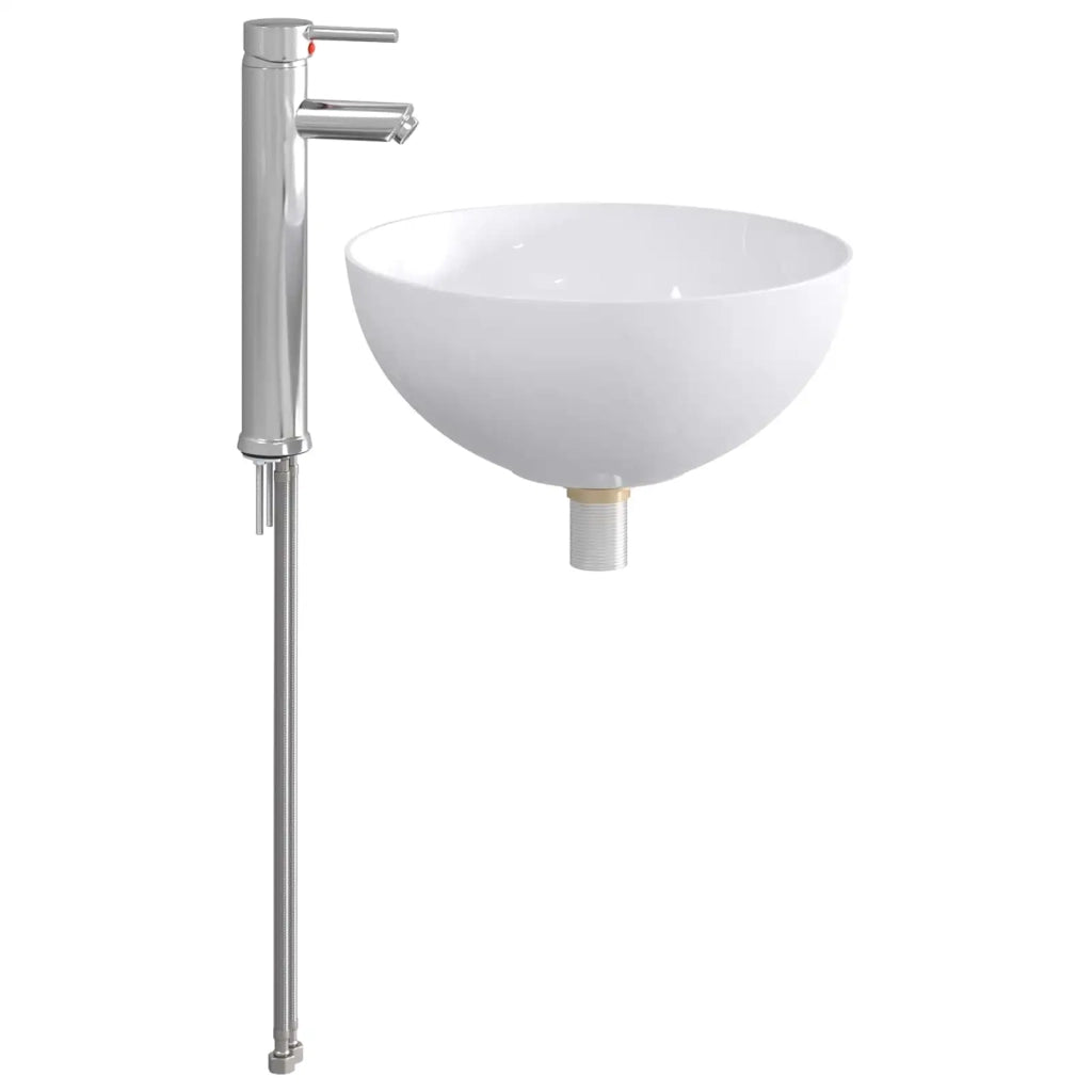 Lavabo da bagno Cromato 35,5 x 35,5 x 14,5 cm Metallo 890244