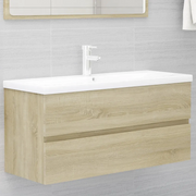 Mobile con Lavabo Integrato Rovere Sonoma in Legno Multistrato 3071570