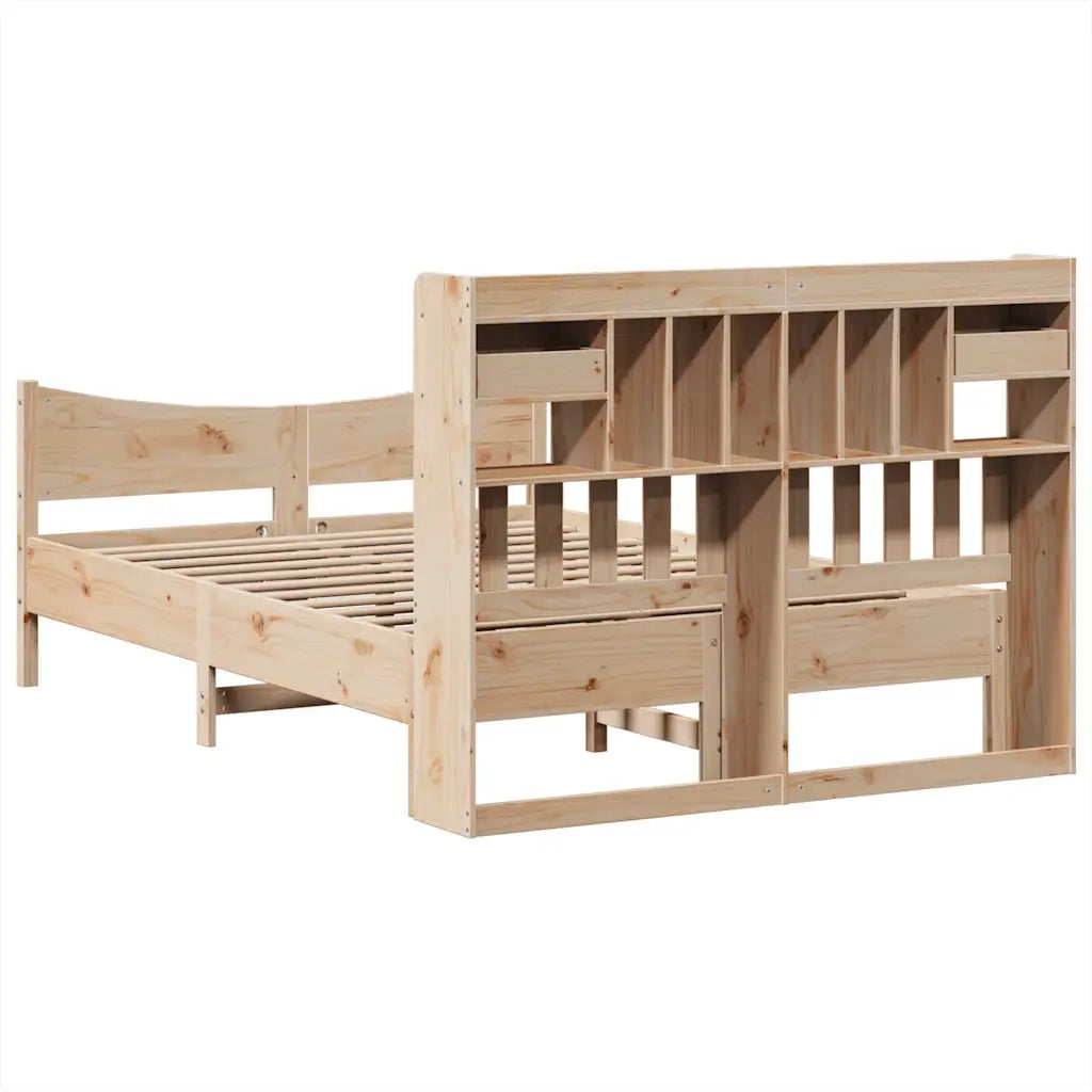 vidaXL Letto senza Materasso 140x190 cm in Legno Massello di Pino