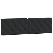Cuscino Testiera Nero 180 cm in Velluto CFW7164977