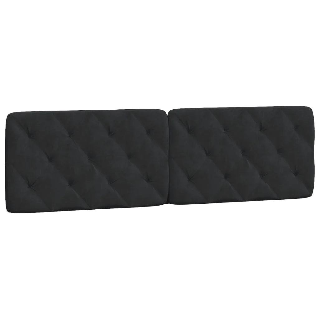 Cuscino Testiera Nero 180 cm in Velluto CFW7164977