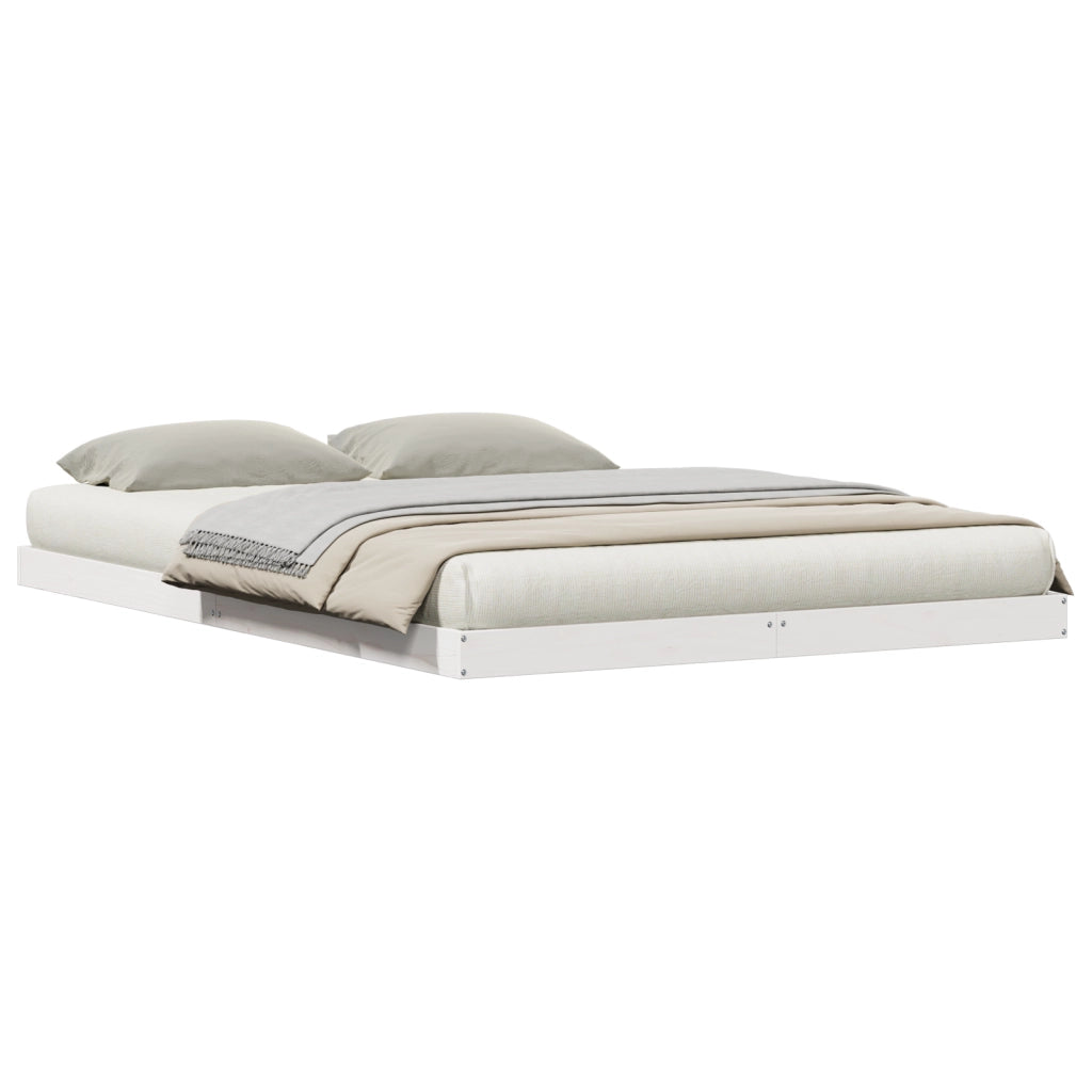 Struttura Letto  160x210 cm in Legno Massello di Pino