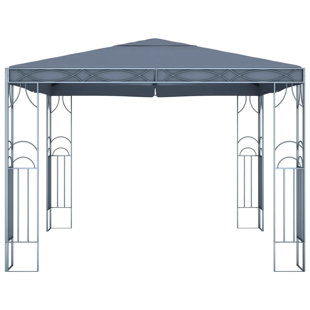 Gazebo con Stringa di Luci LED 300x300 cm Antracite 3070339