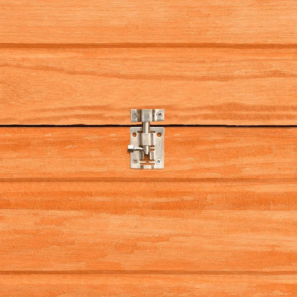 Conigliera in Legno Massello di Pino e Abete 152x128x108 cm