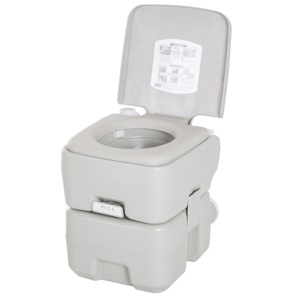 WC Chimico Portatile 20L ¨C Xylo ¨C Serbatoio Estraibile HDPE 41,5x36,5x42cm per Camper Barca