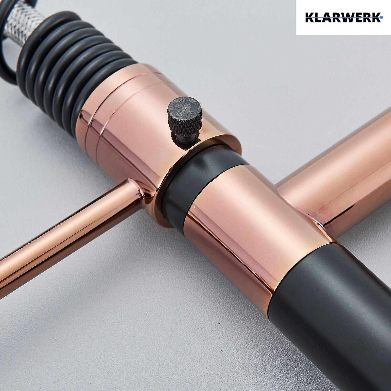 Bjorn | Rubinetto cucina Gastronomy rosegold Due docce | Rubinetto cucina professionale acciaio inossidabile | Ristorante doppio lavello