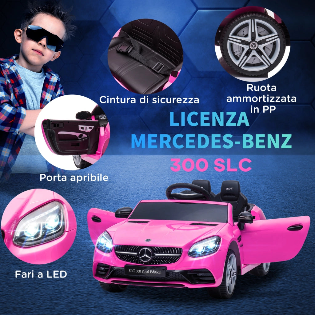 Letto a Castello con Luci LED e Telecomando per Bambini ¨C zephmum ¨C Rosa 107x62.5x44 cm