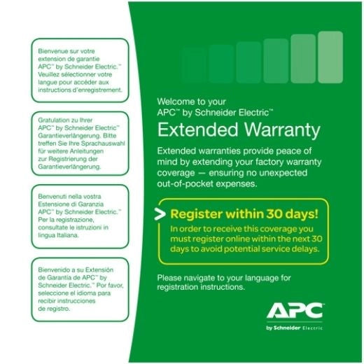 Apc wextwar1yr-sd-03 estensione della garanzia 1 licenza/e 1 anno/i