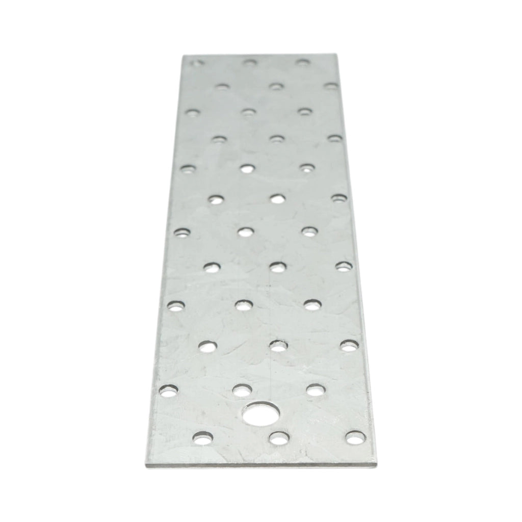 Piastra forata 60x240mm, spessore 2mm, acciaio zincato