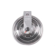Coperchio in acciaio inox antiappannamento Home, colore grigio, 29 cm.