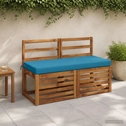 Cuscini per Panchina a 2 Pezzi SOEST 2 pz 100% Poliestere 950225