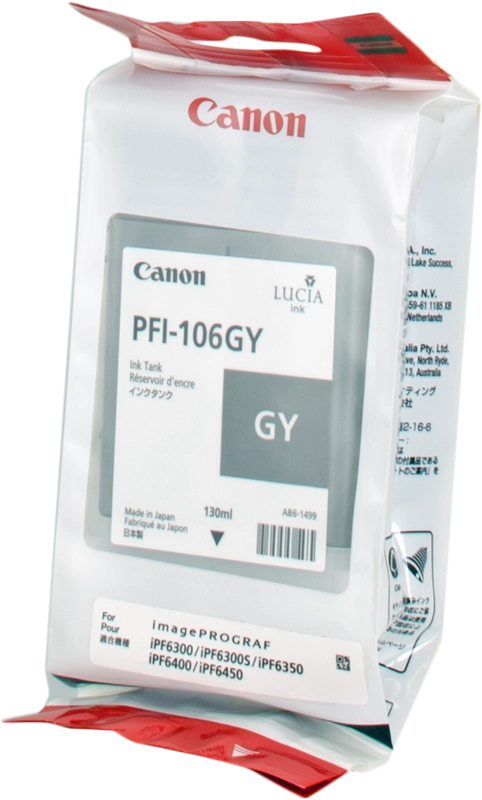 Canon Large Format Canon PFI-106 GY Cartuccia grigia