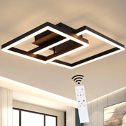 ZMH Lampada da soffitto plafoniera LED moderna poligonale quadrata