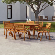 Tavolo da Giardino 200x90x75 cm Legno Massello di Acacia 363307