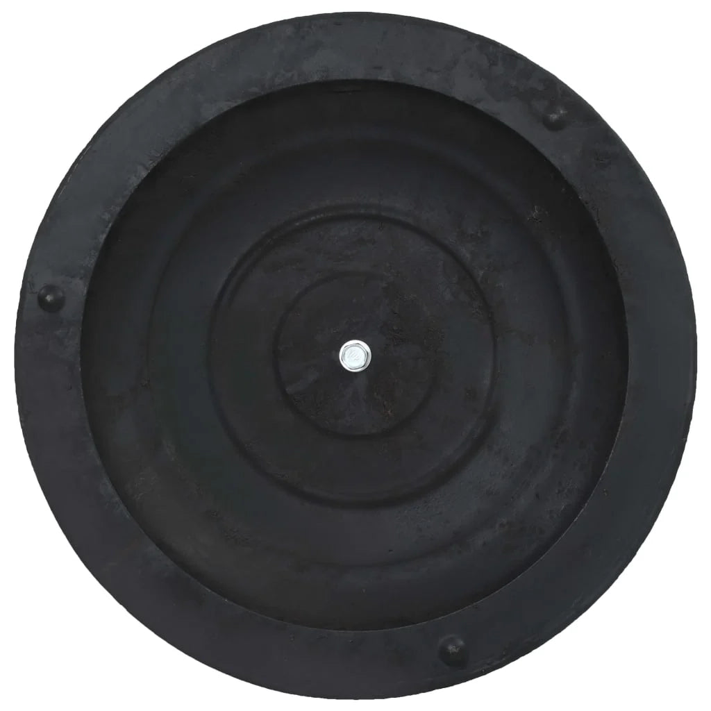 Base rotonda per ombrellone in resina diametro 38 e 48 mm 10 kg nera 2202081