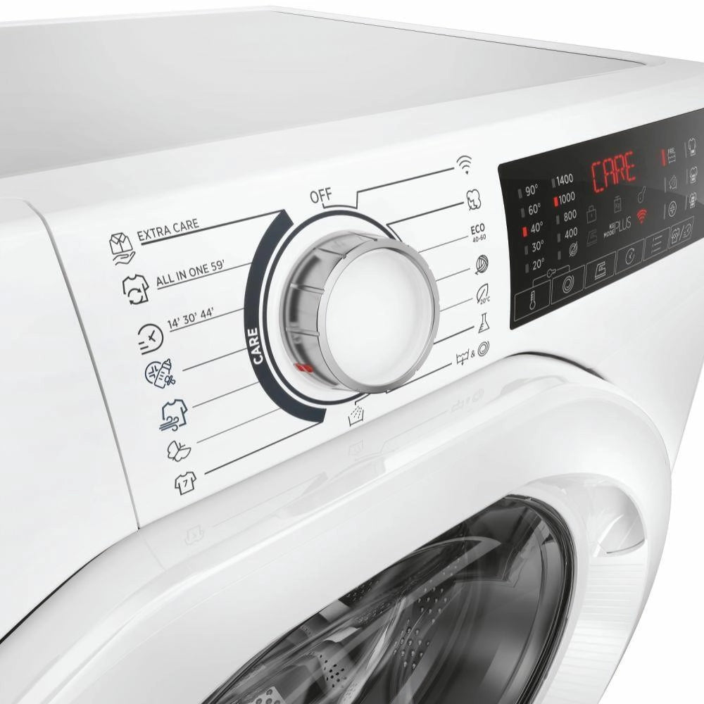 Hoover H-WASH 350 Lavatrice Slim 7kg, Classe A-10%, 1400 giri, Bianco, H3WP4474TAM6/1-S