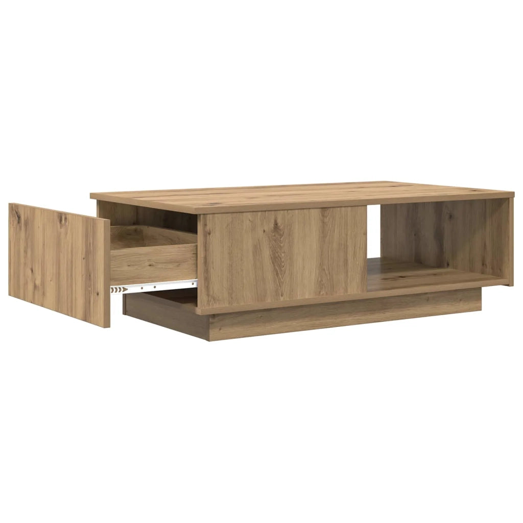 Tavolino da salotto Rovere artigianale 95 x 55 x 31 cm