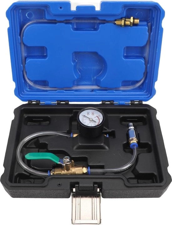 Sistema di rilevamento della pressione dell'aria per l'equipaggiamento di prova della sospensione - Kit di ispezione del dumper di shock dell'aria con contenitore metallico.