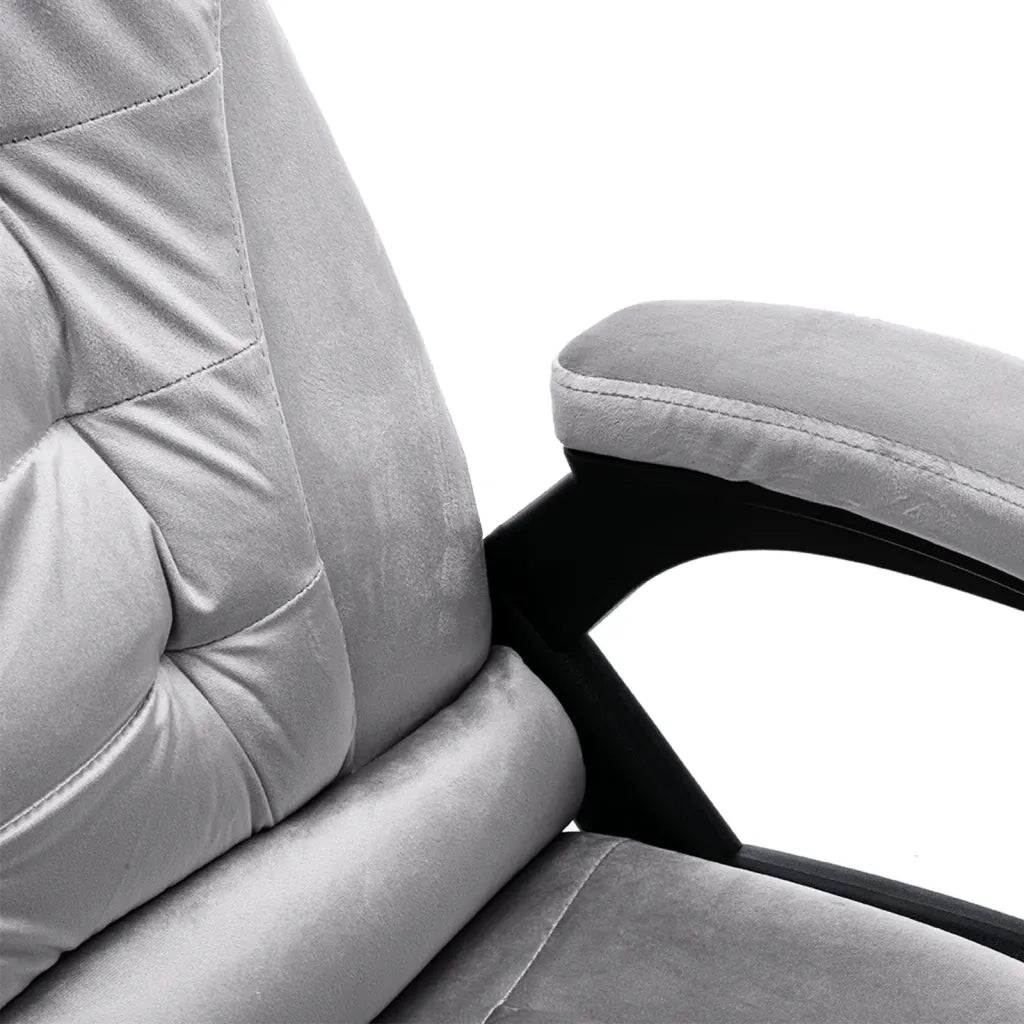 Sedia da Ufficio Grigio Chiaro in Velluto cod mxl 70314