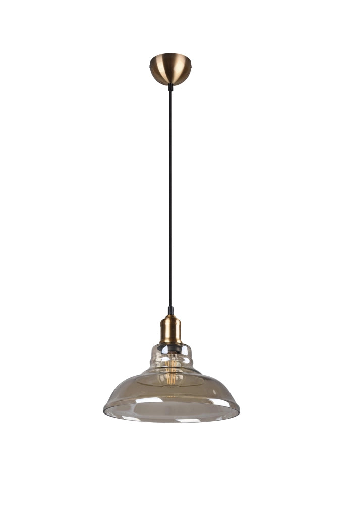Lampada a Sospensione da Interno a LED in Metallo Ottone