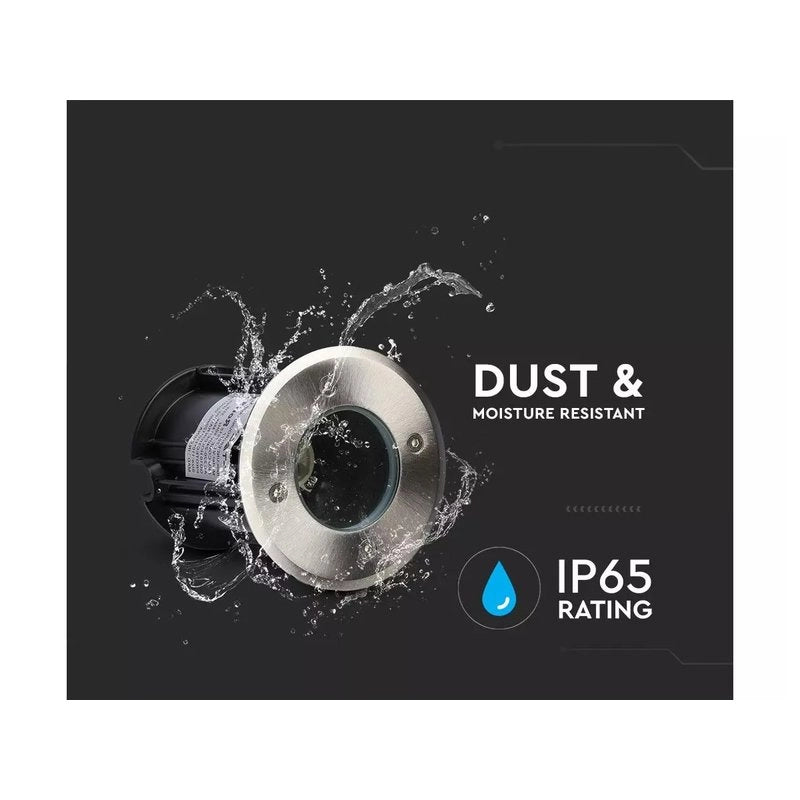 Portafaretto LED Segnapasso a Cilindro (Max 35W) Rotondo Colore Nero IP67  10374