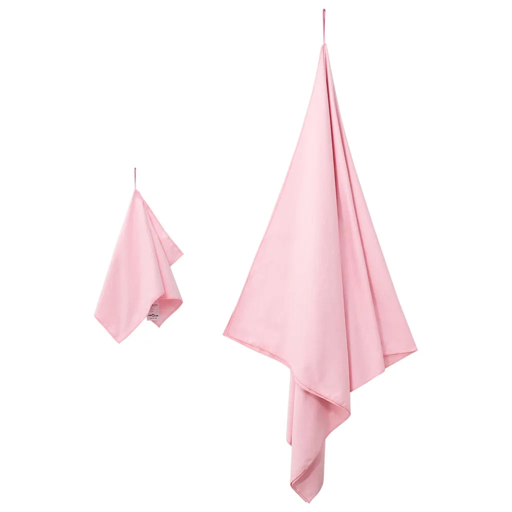 Set di Asciugamani Sportivi 2 pcs Rosa Tessuto 42011498