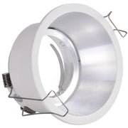 Faretto incasso orientabile bianco/argento Polux KOLDING 315465