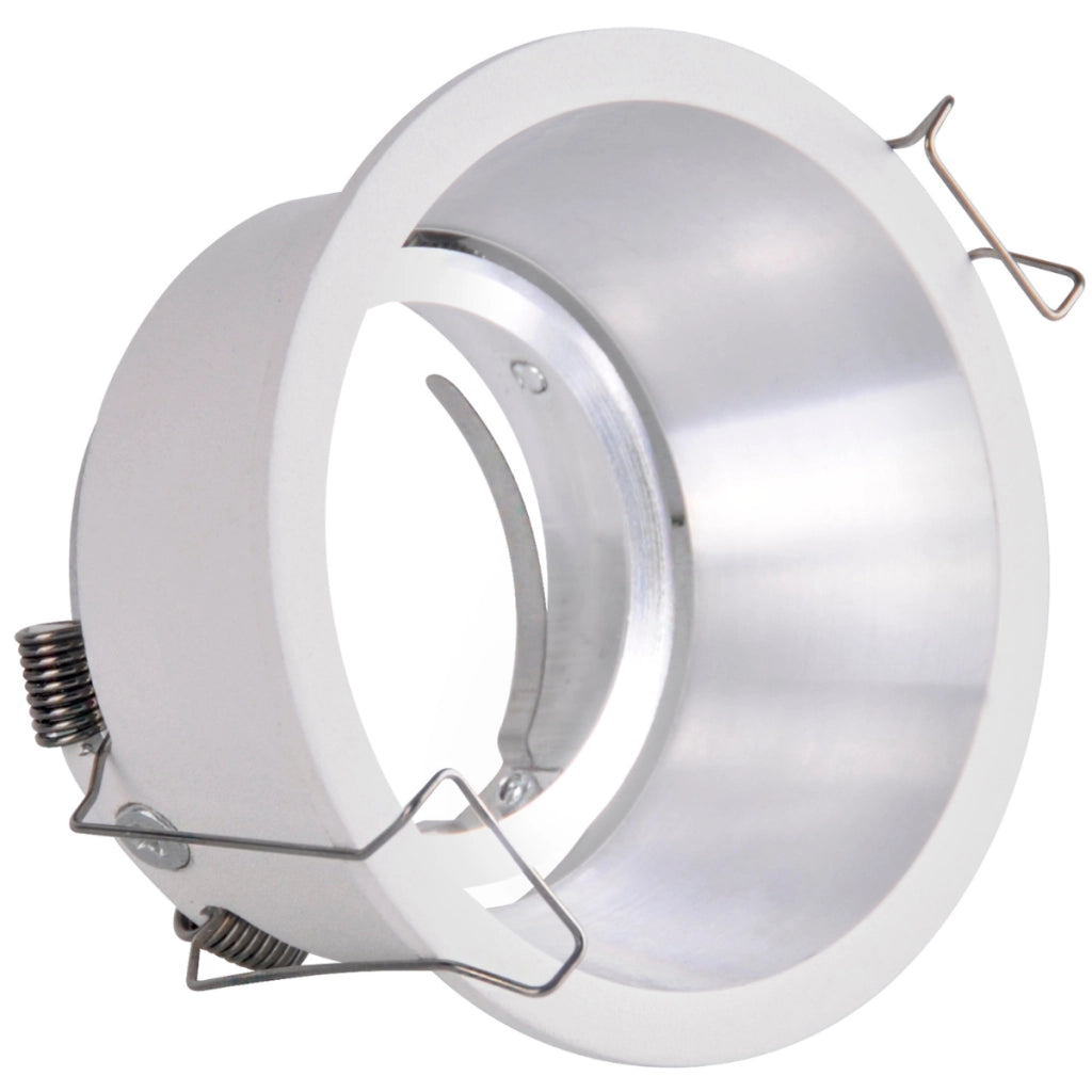 Faretto incasso orientabile bianco/argento Polux KOLDING 315465