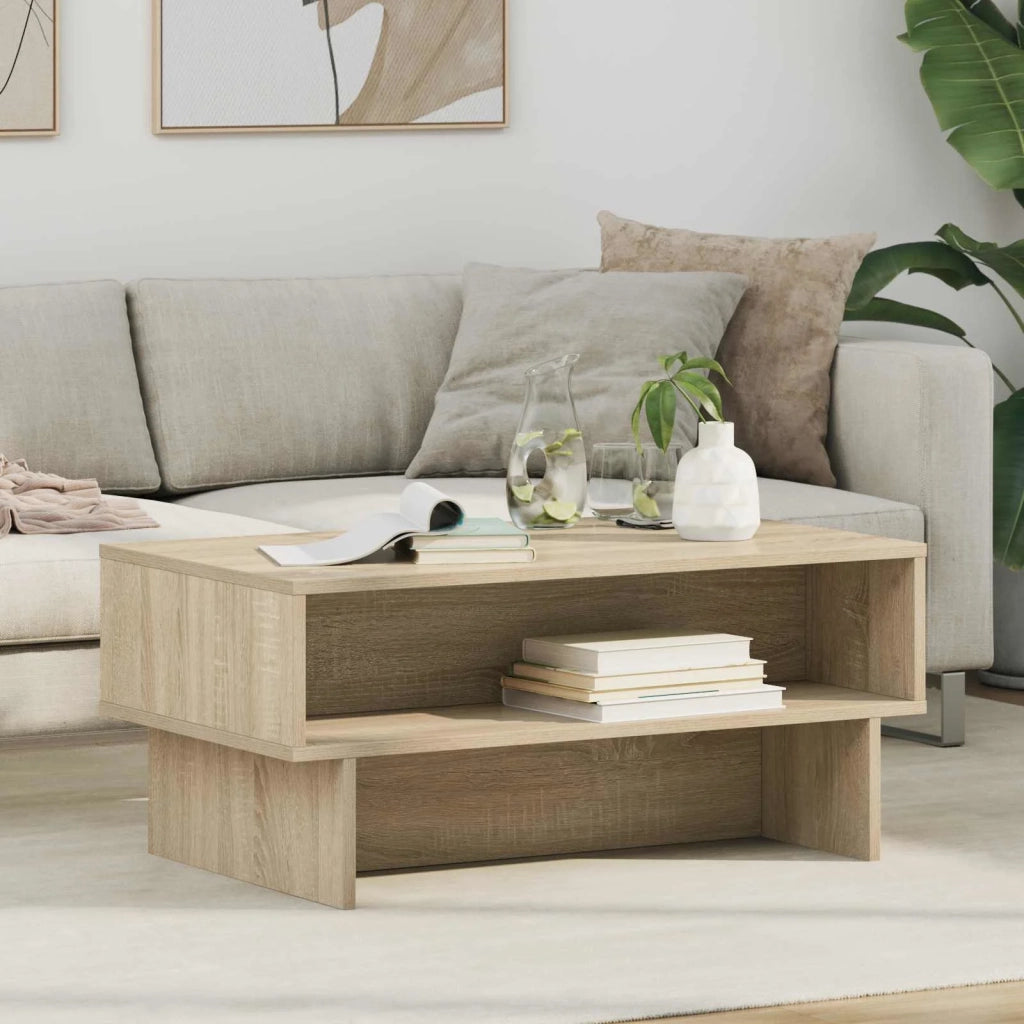 Tavolino da salotto | Tavolino da caff¨¨ | Tavolino da Soggiorno Rovere Sonoma 80 x 46 x 35 cm