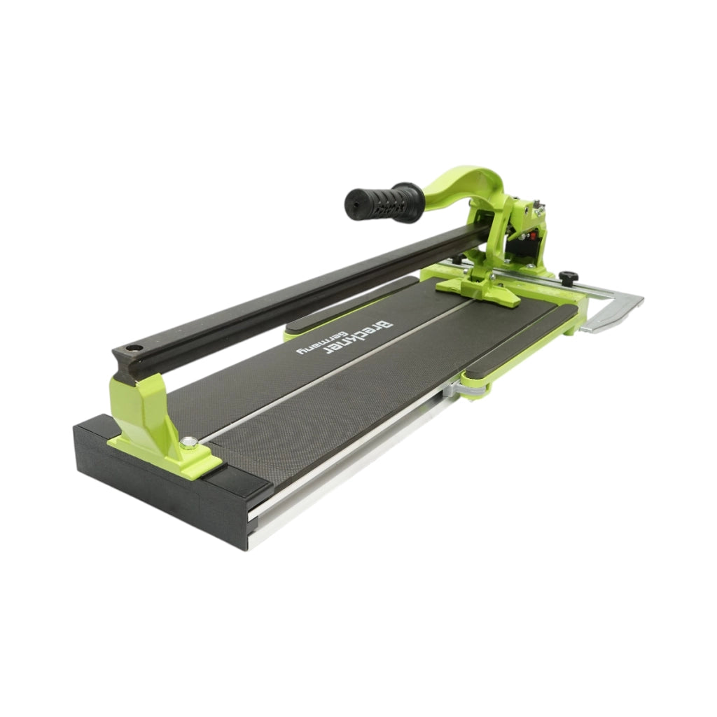 Macchina professionale per il taglio di piastrelle e pietre, larghezza 600 mm, spessore di taglio 6-30 mm, cuscinetti di guida e puntatore laser. Breckner Germany