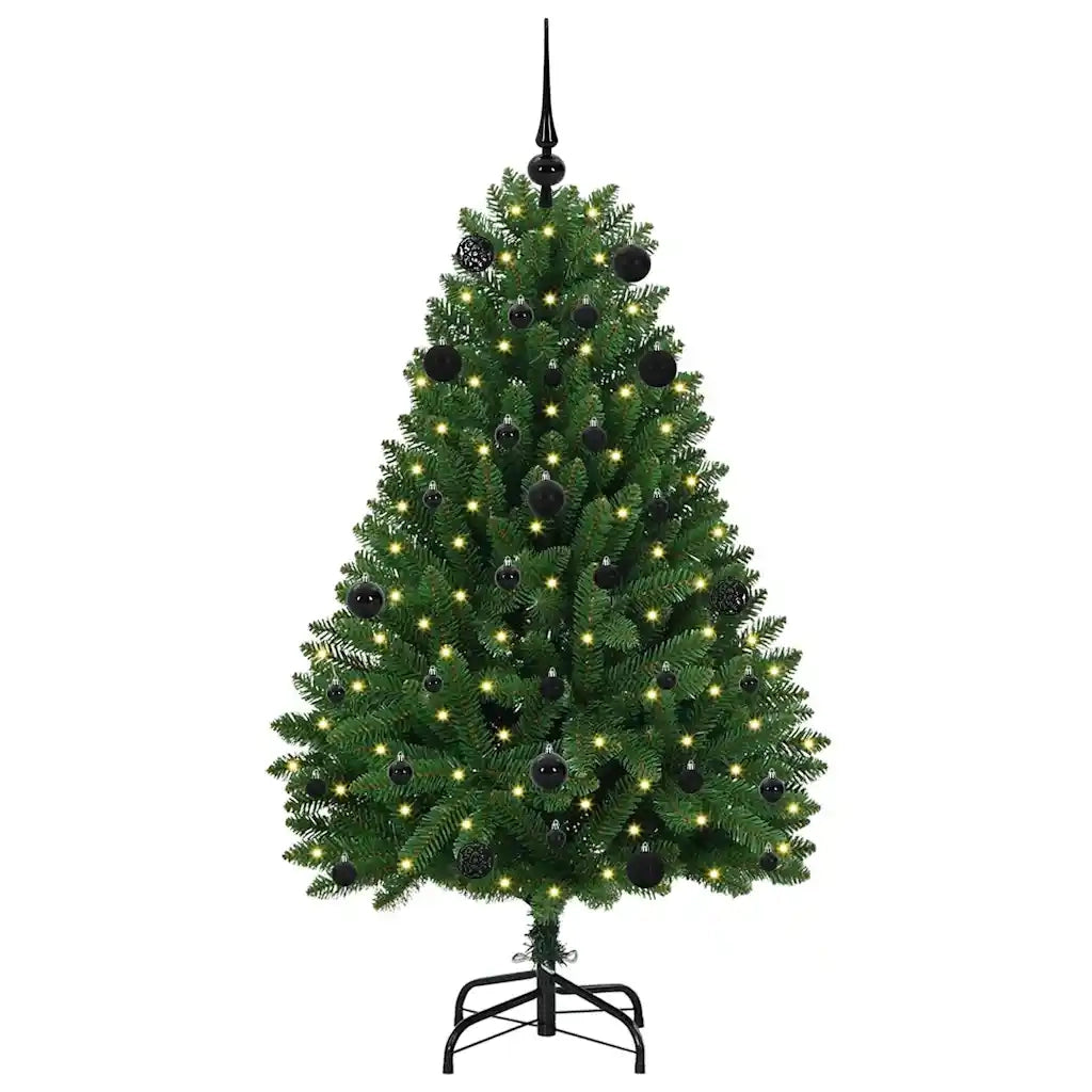 Albero di Natale | Decorazioni natalizie artificiale Verde 150 cm PVC e Metallo