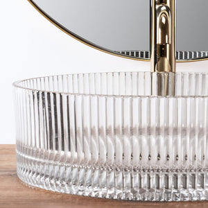 Lavabo Da Appoggio Rea Ingrid Transparent