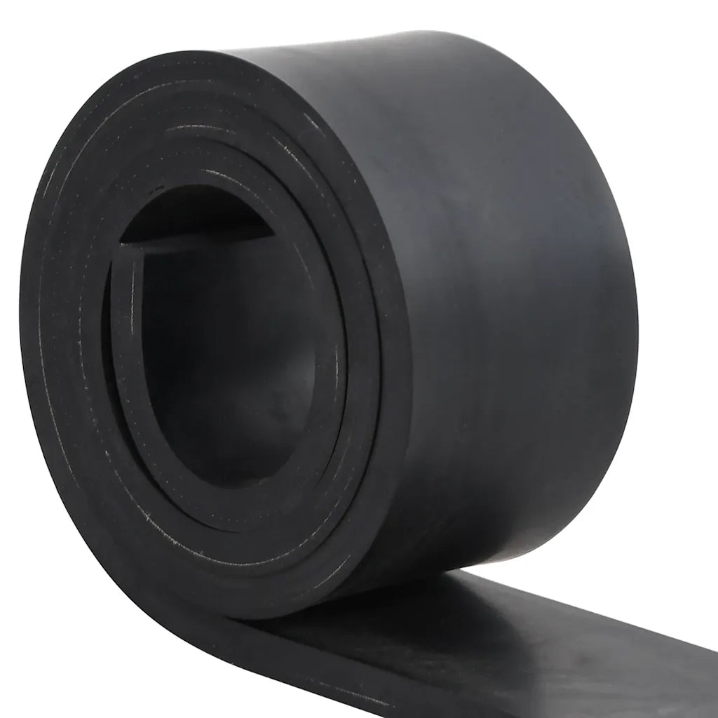 vidaXL Bordo in Gomma per Spazzaneve Nero 150x8x1 cm