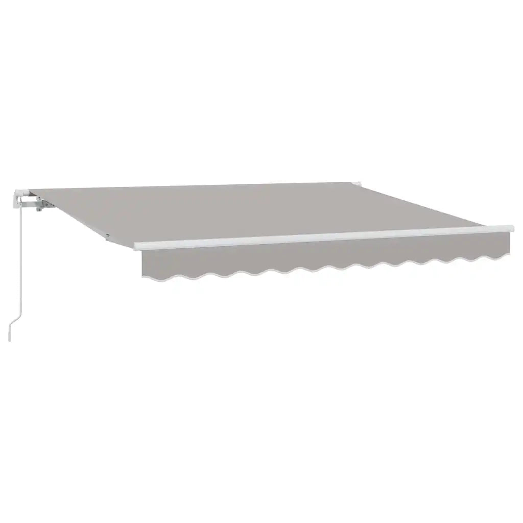 vidaXL Tenda Retrattile Grigio chiaro 350 x 200 cm