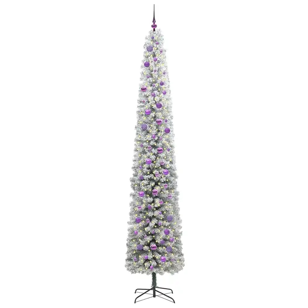 Albero di Natale artificiale con 300 LED Verde 270 cm 3395059