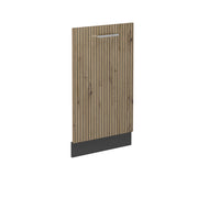 Pannello frontale della lavastoviglie R-Line Rovere artigianale/Antracite 45 cm senza piano di lavoro Vicco