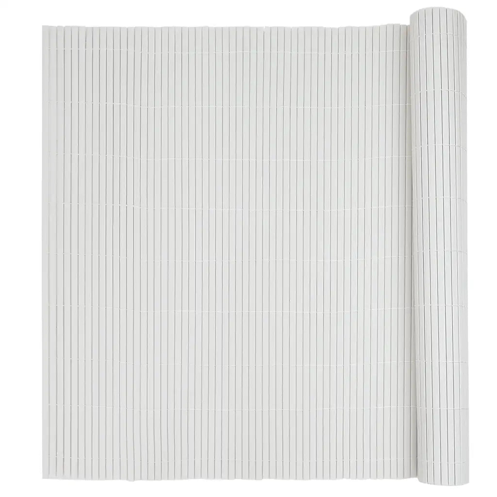 Recinzione da Giardino Bifacciale Bianca 1,8x3 m in PVC 42002618