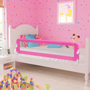 Barriera di Sicurezza per Letto Bambino 150 x 42 cm Rosa 10102