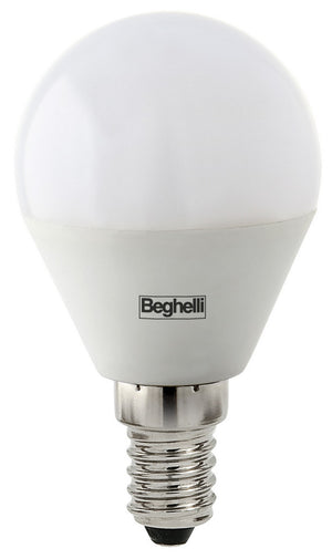 beghelli lampadina a led forma sfera e14 w 5 fredda 6500k cod:ferx.94774